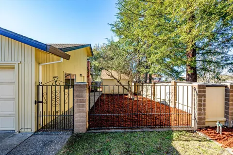a view of outdoor space and deck