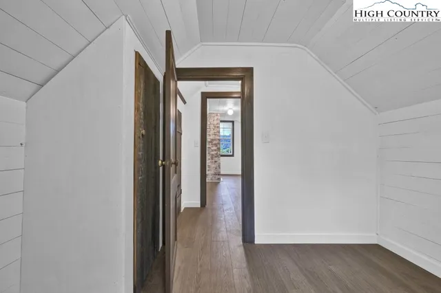 a view of kitchen and utility room