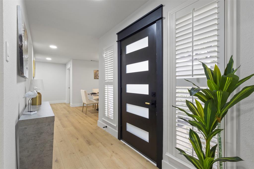 1 Spring Valley Court Richardson, TX 75081 - Photo 8 of 40 Foyer with light wood-style floors and recessed lighting