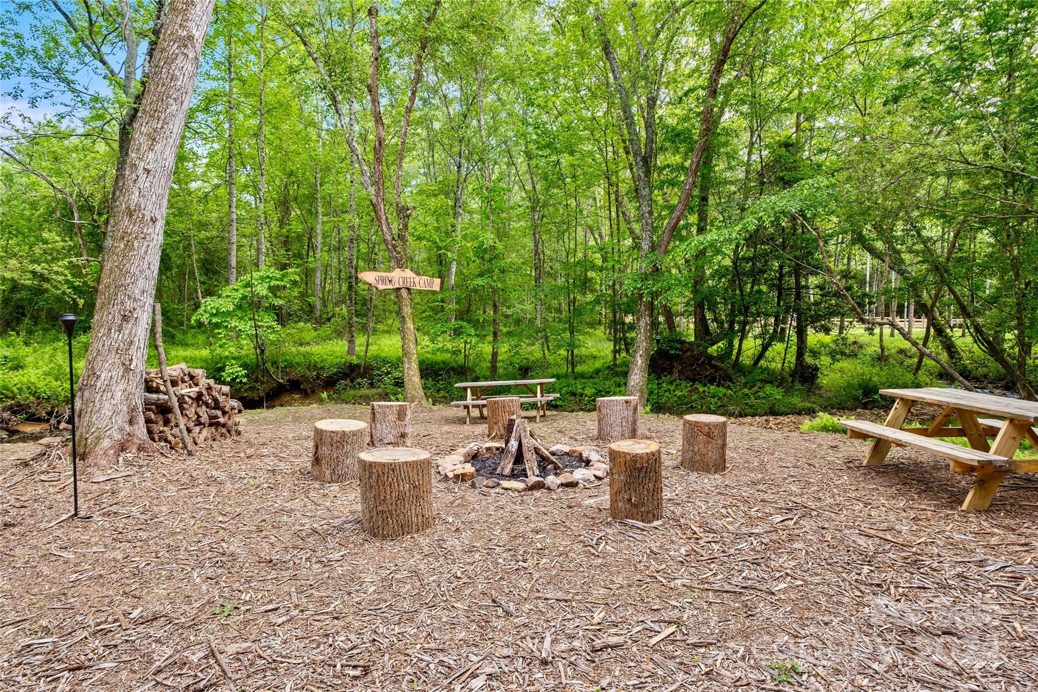 246 Rupard Road Statesville, NC 28625 - Photo 33 of 44 a view of a table and chairs in the garden