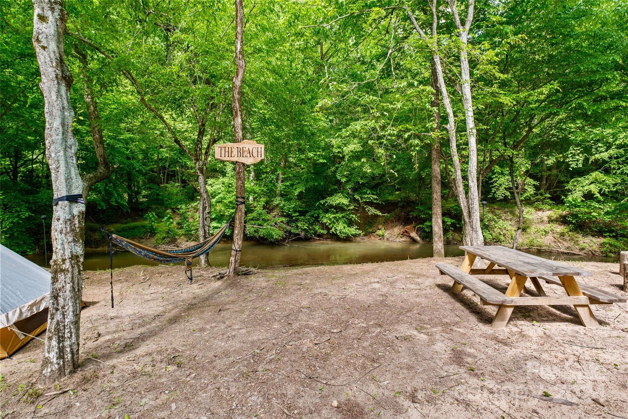 246 Rupard Road Statesville, NC 28625 - Photo 9 of 44 a view of a bench in a forest