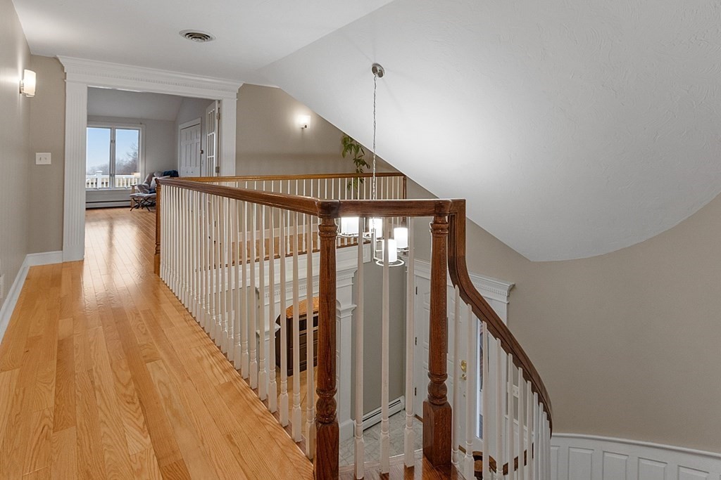 49 Central Tree Road Rutland, MA 01543 - Photo 21 of 42 a view of a hallway view with staircase