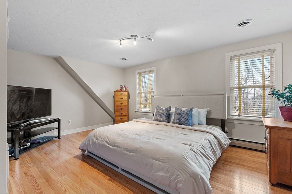 49 Central Tree Road Rutland, MA 01543 - Photo 27 of 42 a bedroom with a bed and a flat screen tv