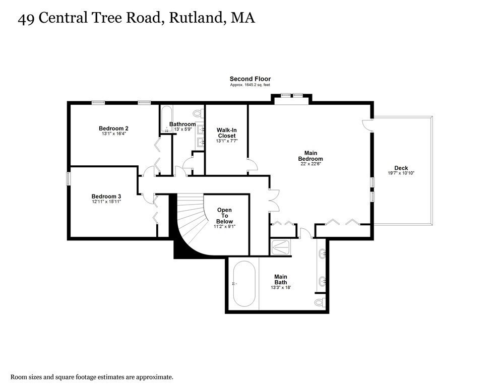 49 Central Tree Road Rutland, MA 01543 - Photo 41 of 42 a picture of a floor plan