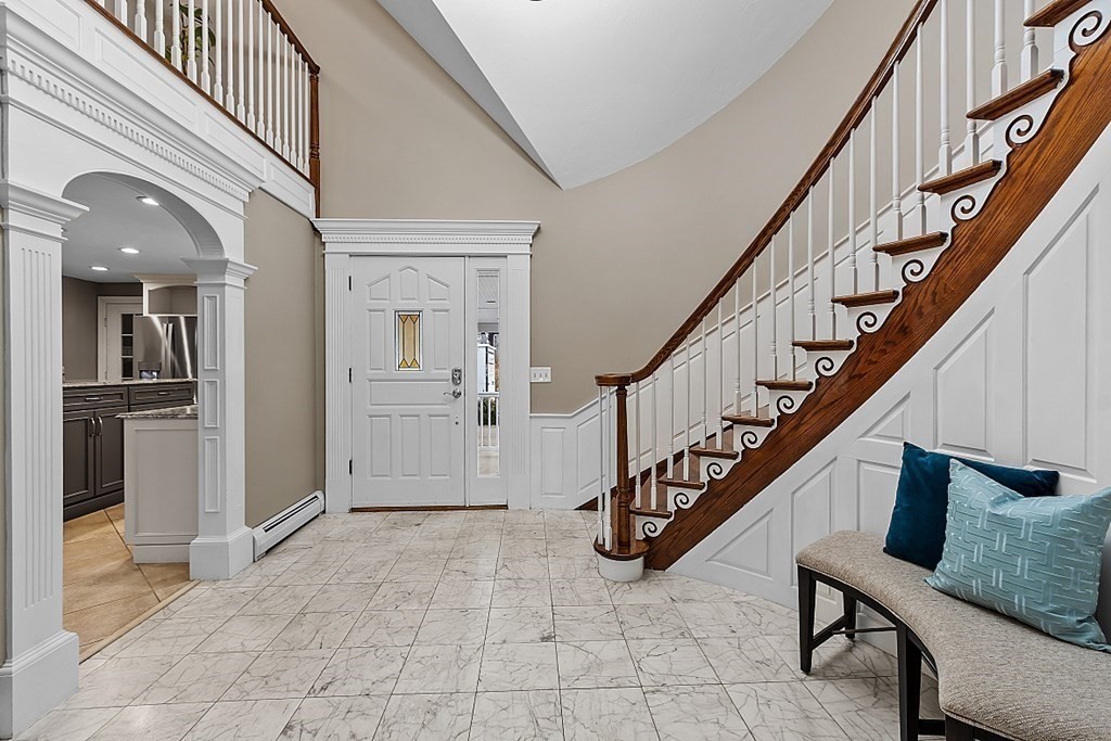 49 Central Tree Road Rutland, MA 01543 - Photo 5 of 42 a view of entryway and hall with wooden floor