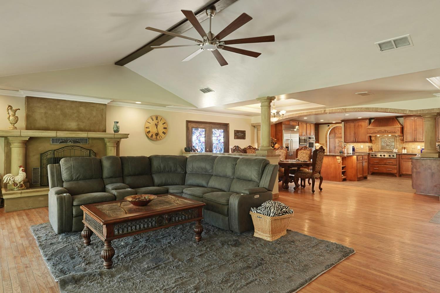 5407 Butler Road Penryn, CA 95663 - Photo 17 of 69 a living room with furniture and kitchen view