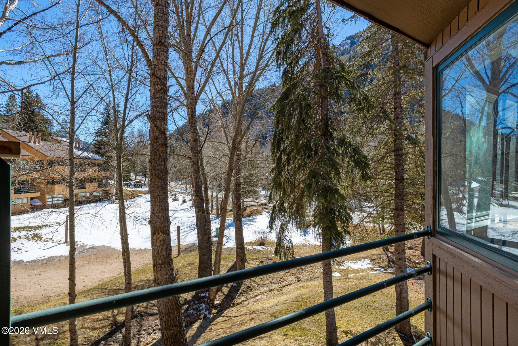 3971 Big Horn Road, Unit 7I Vail, CO 81657 - Photo 29 of 41 Deck off Main Floor