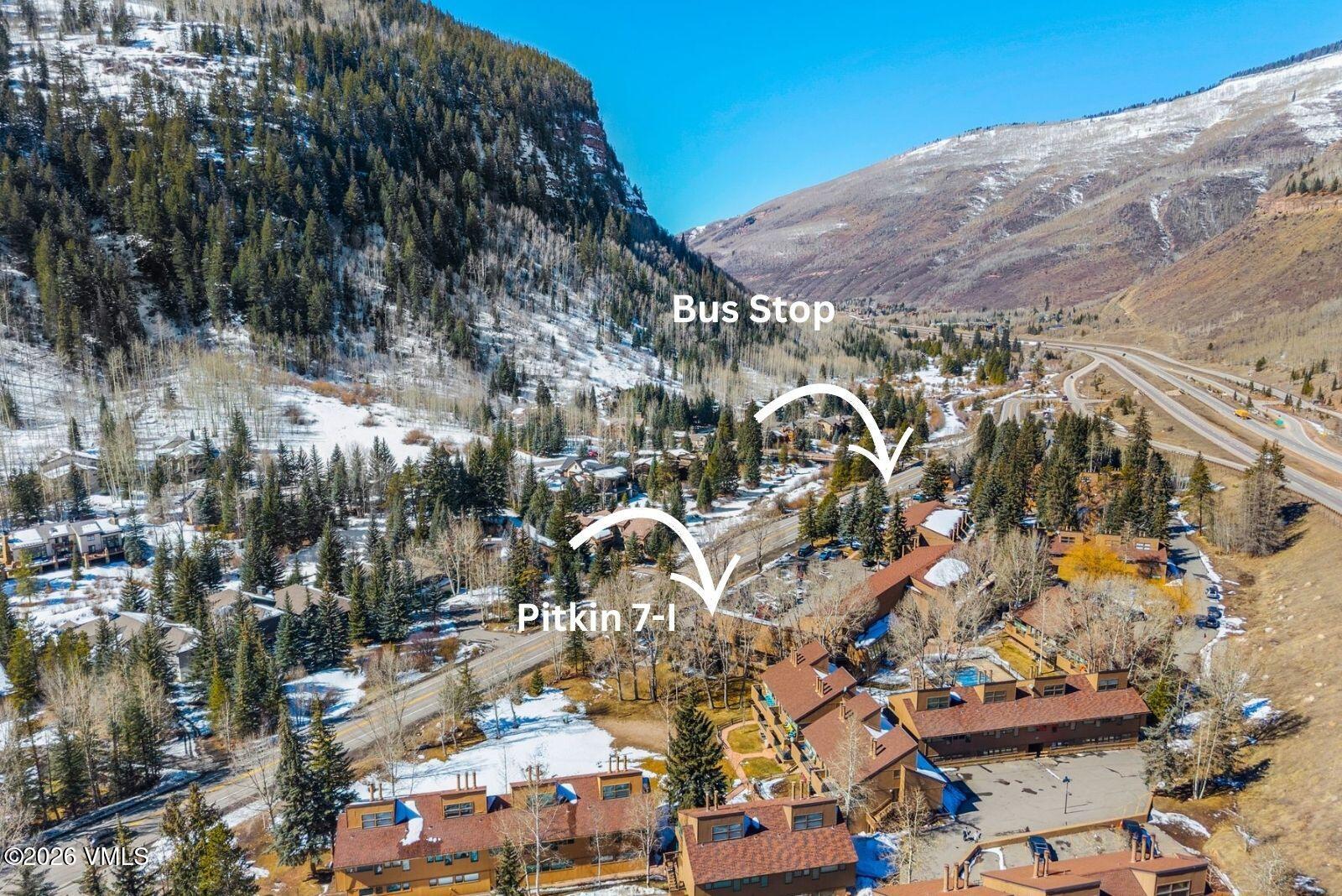 3971 Big Horn Road, Unit 7I Vail, CO 81657 - Photo 33 of 41 bus stop