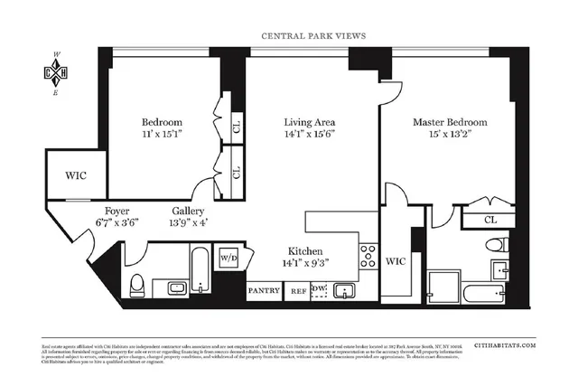 $2,100,000 | 1280 5th Avenue, Unit 20F | Upper Carnegie Hill