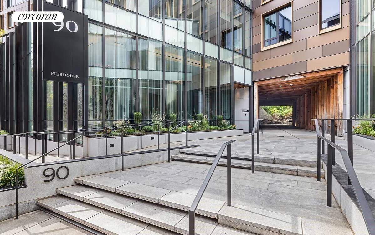 90 Furman Street, Unit N216 Brooklyn, NY 11201 - Photo 18 of 22 a view of a building with a balcony