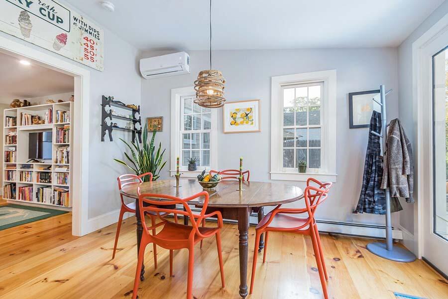 180 Commercial Street Wellfleet, MA 02667 - Photo 7 of 41 a view of a dining room with furniture window and wooden floor