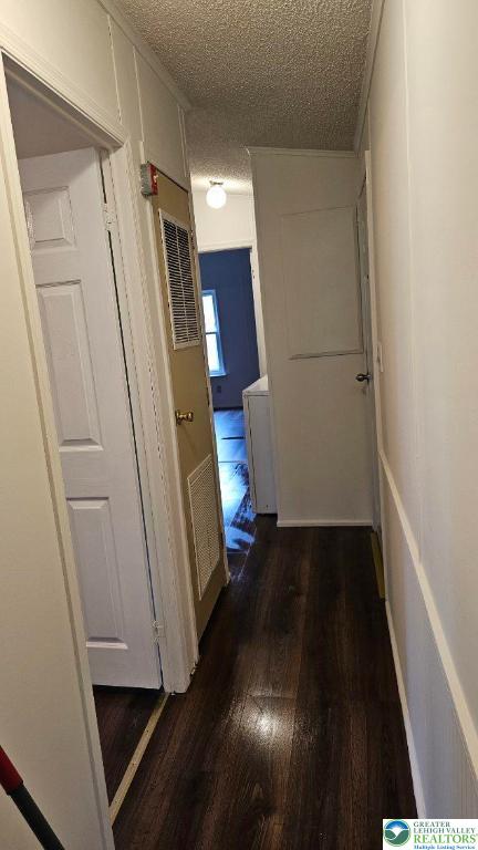 222 Independence Way Mount Bethel, PA 18343 - Photo 27 of 33 a view of stairs and utility room with wooden floor