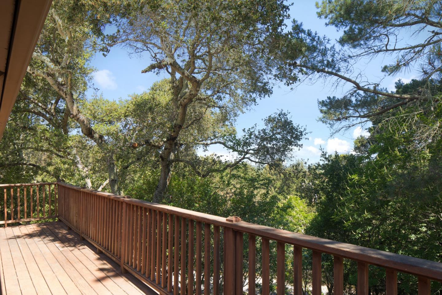 2 Hayfields Road Portola Valley, CA 94028 - Photo 6 of 9 a balcony with wooden fence