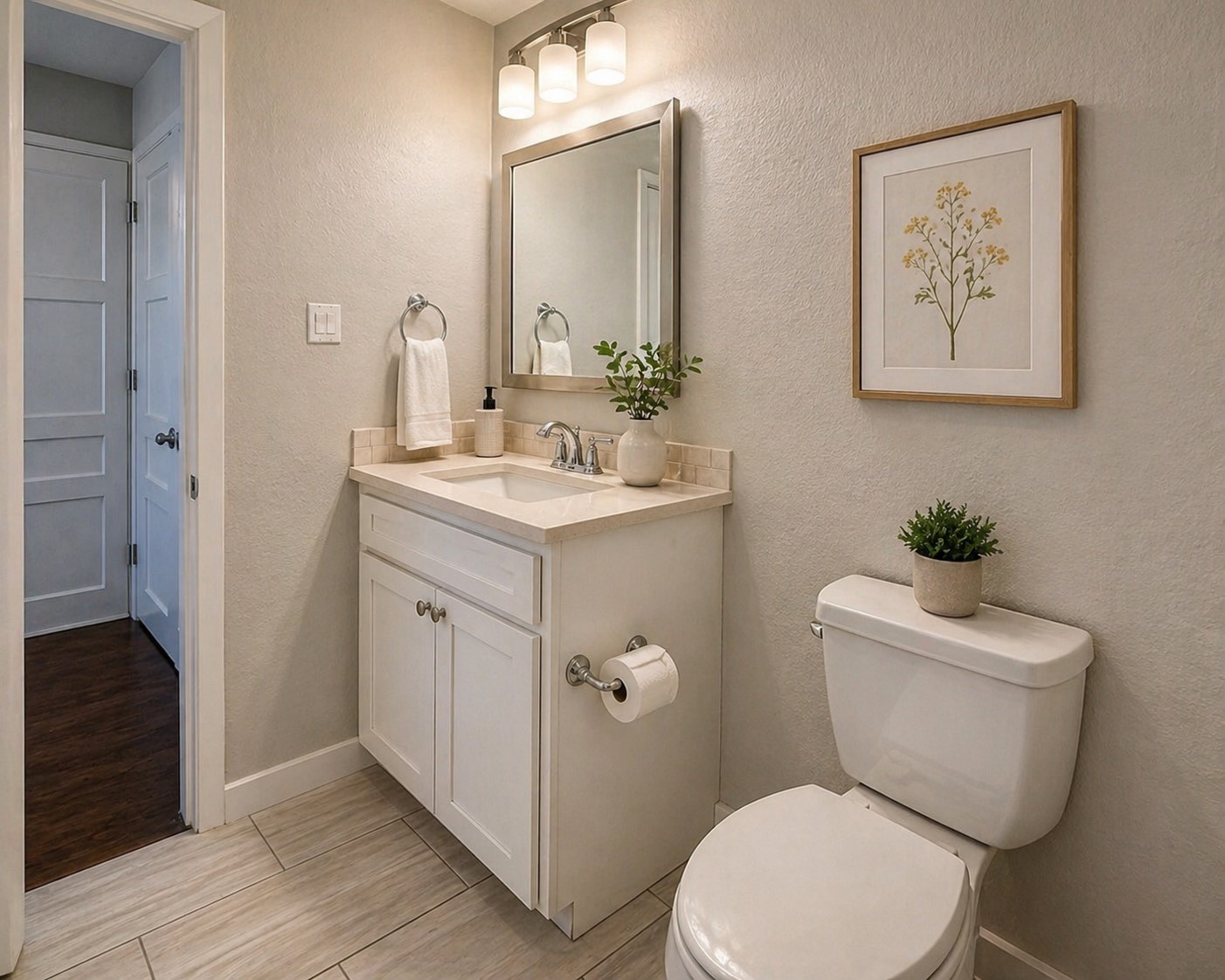 1748 Ohlen Road, Unit 22 Austin, TX 78757 - Photo 8 of 14 Bathroom digitally staged.