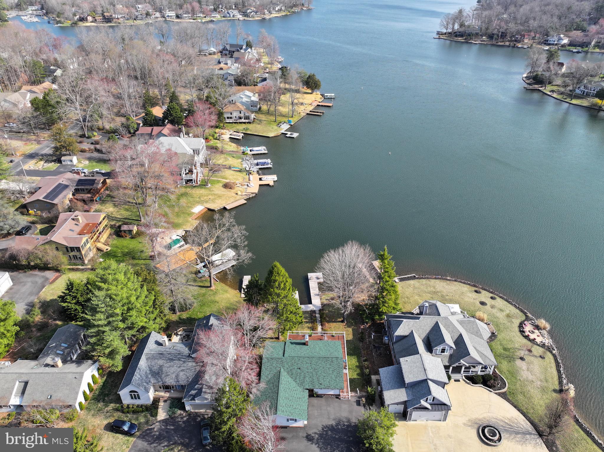 107 Ramsay Road Locust Grove, VA 22508 - Photo 53 of 72 drone view of lake setting