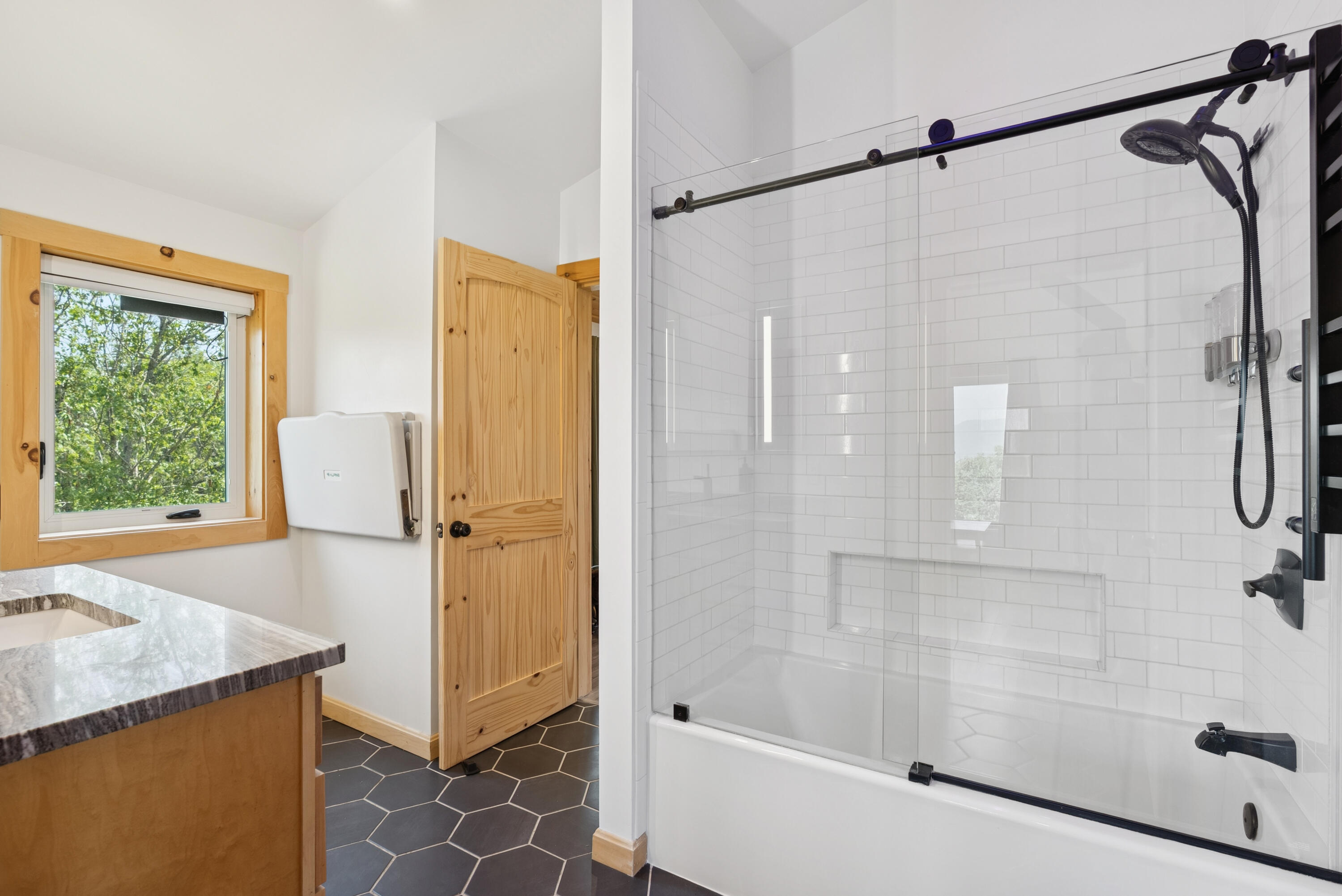 341 Outlook Road Bryant Pond, ME 04219 - Photo 45 of 112 Spanish hexagonal tile floor