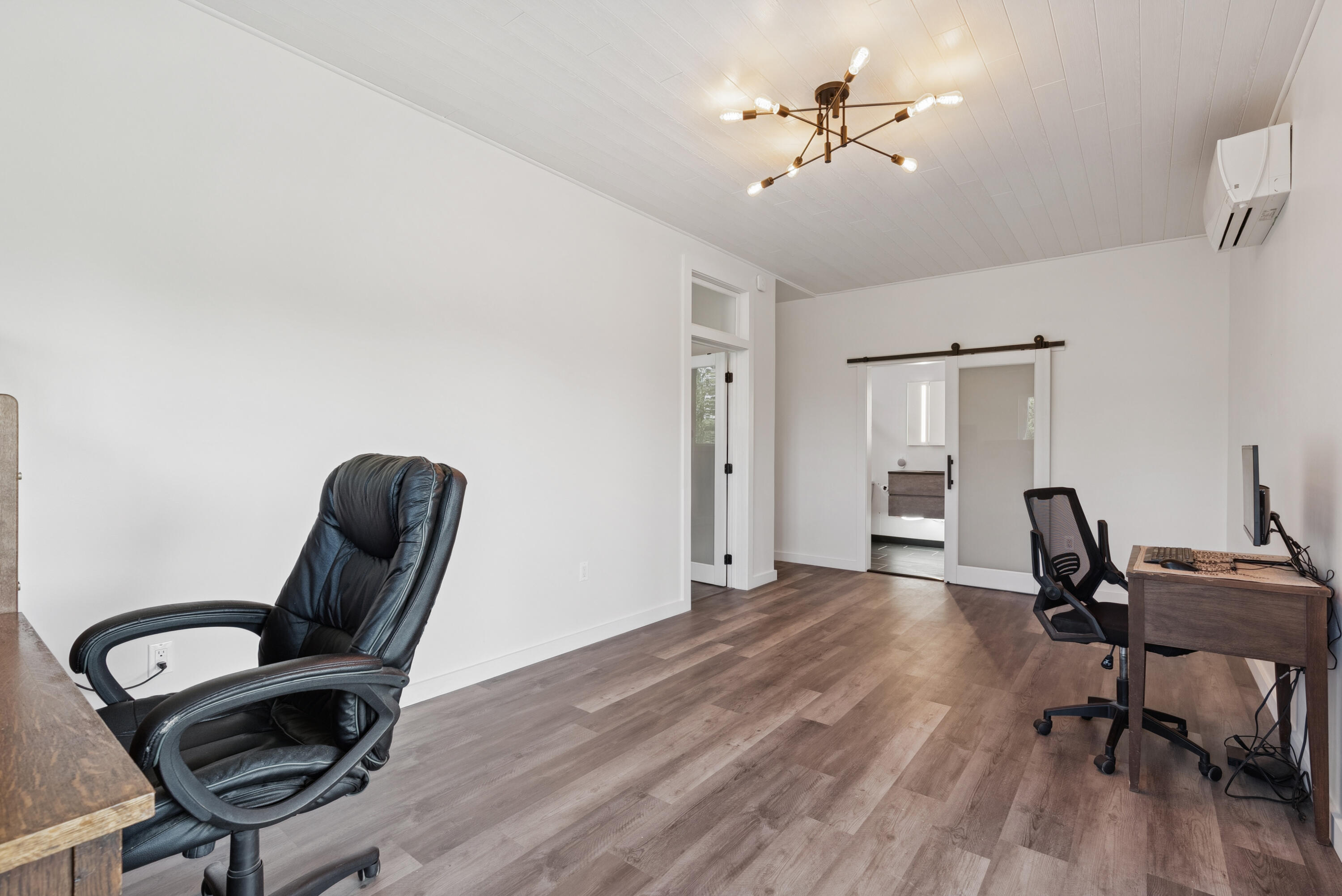 341 Outlook Road Bryant Pond, ME 04219 - Photo 56 of 112 Frosted Glass sliding barn door