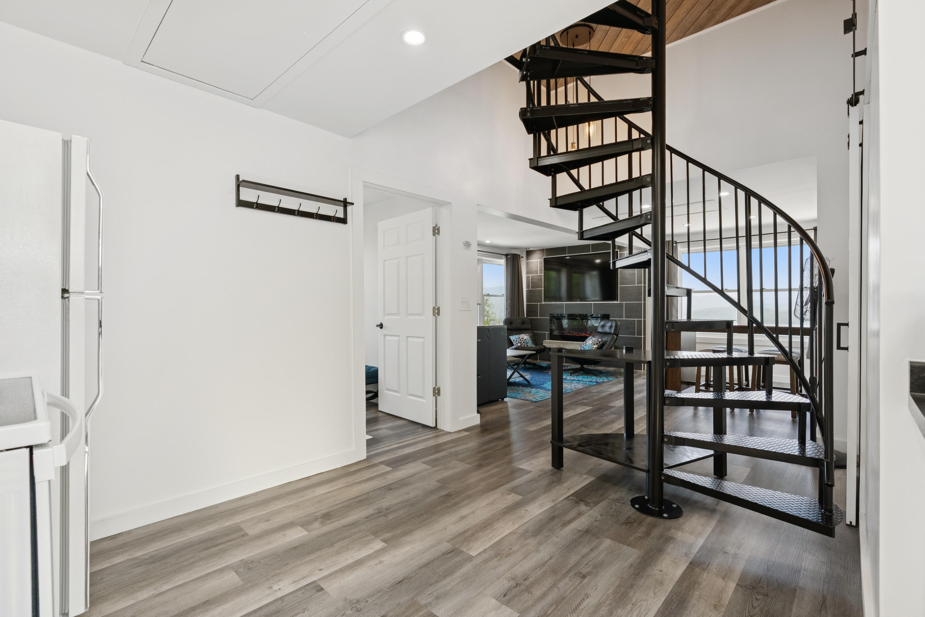 341 Outlook Road Bryant Pond, ME 04219 - Photo 69 of 112 Custom Spiral Staircase