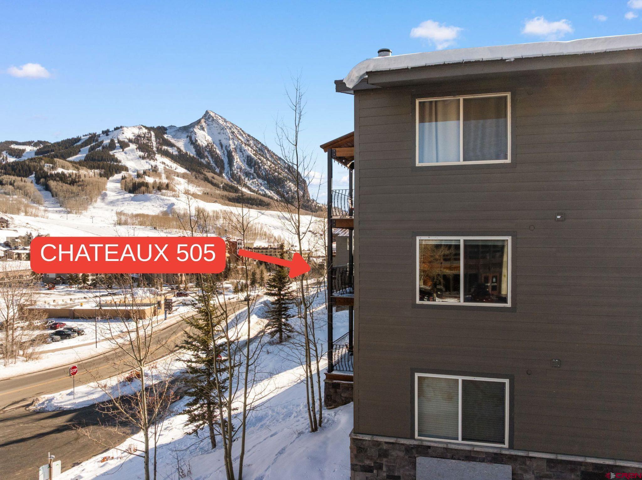 651 Gothic Road, Unit 505 Crested Butte, CO 81225 - Photo 4 of 44 a red sign board on the wall