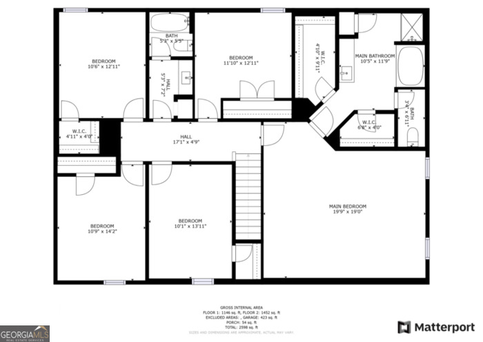 7008 Pinehurst Way North Macon, GA 31216 - Photo 14 of 16 a picture of a floor plan
