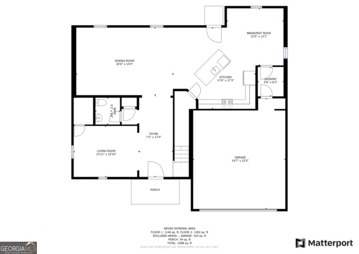 7008 Pinehurst Way North Macon, GA 31216 - Photo 15 of 16 a picture of a floor plan