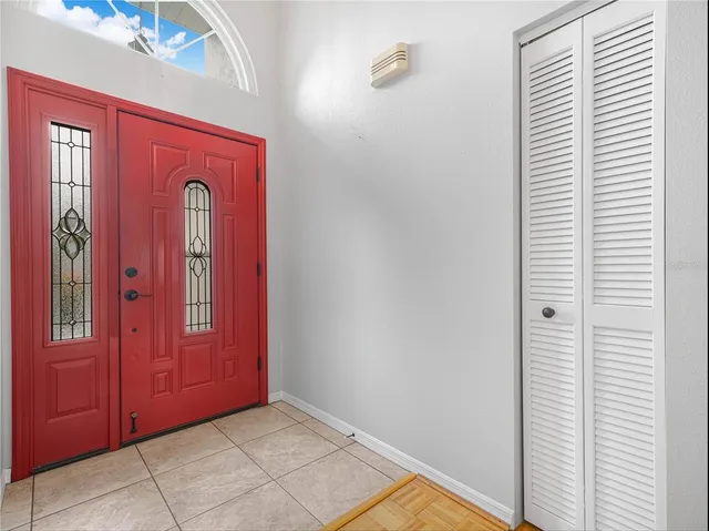 a view of front door