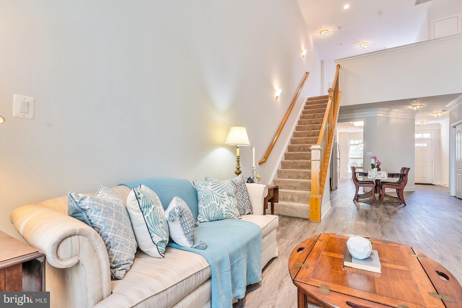 13132 Brooktree Lane Laurel, MD 20707 - Photo 4 of 35 LIVING ROOM TO SECOND LEVEL