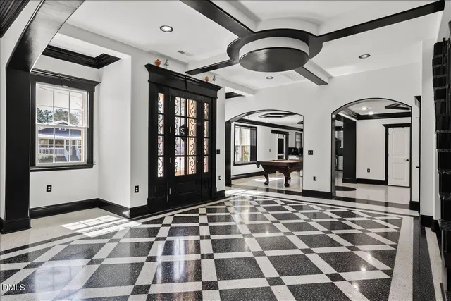 a view of a entryway with a rug