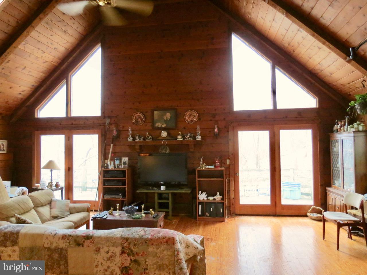 67 Briar Ridge Lane Sperryville, VA 22740 - Photo 6 of 16 Main Living Room with cathedral ceilings
