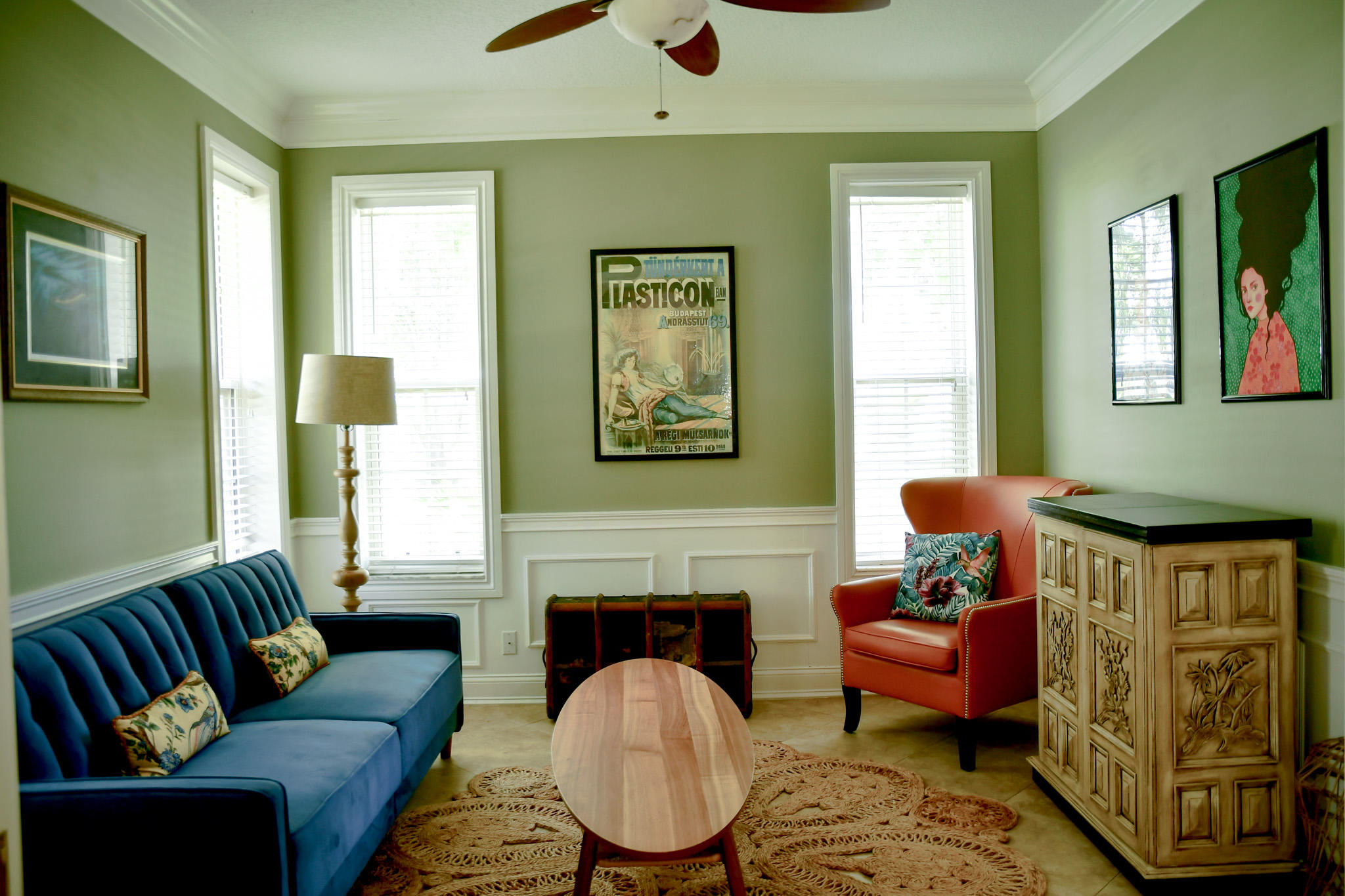 18263 River Oaks Drive Jupiter, FL 33458 - Photo 12 of 24 a living room with furniture and a fireplace