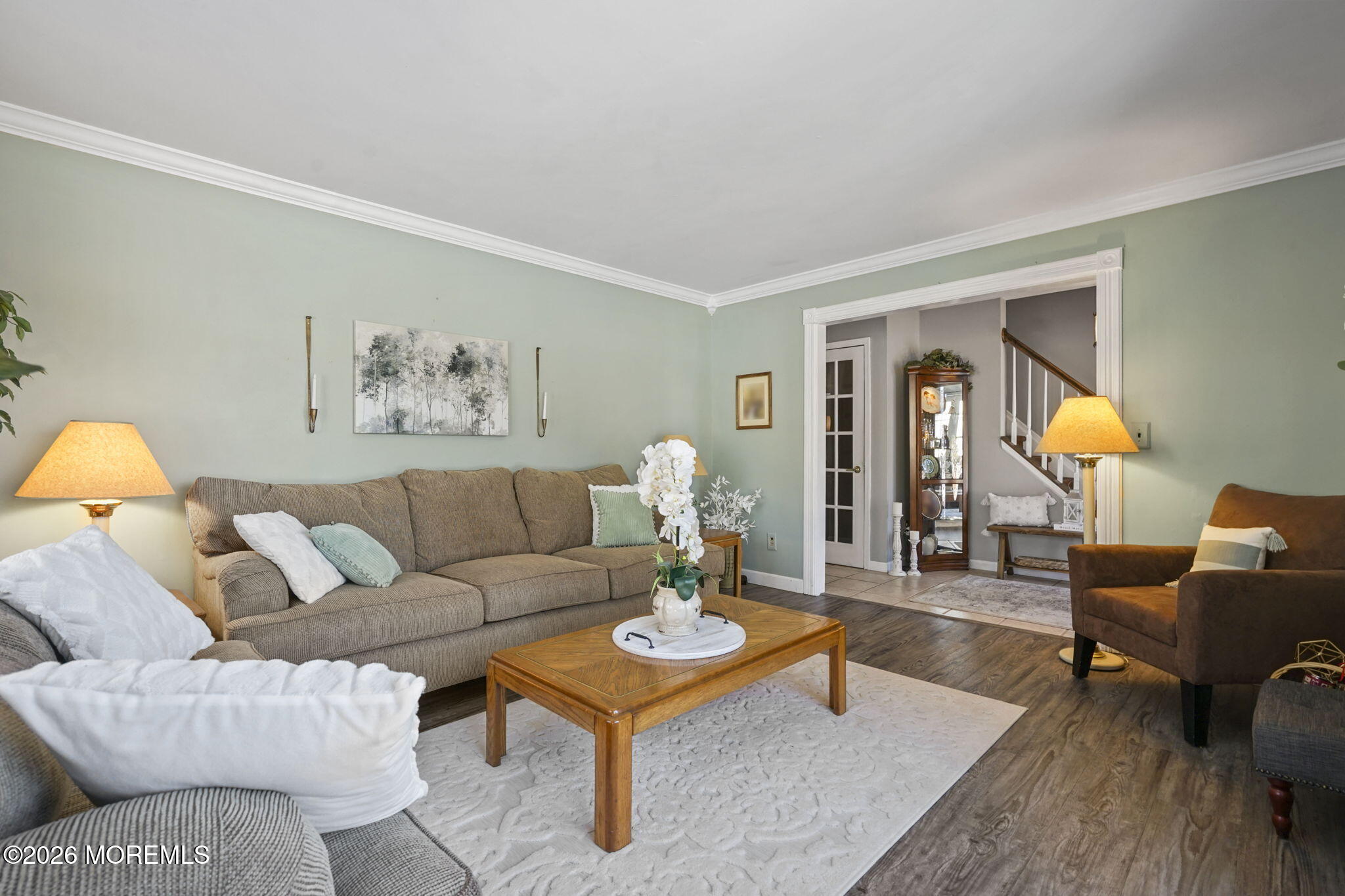 12 Rimwood Lane Howell, NJ 07731 - Photo 16 of 34 a living room with furniture and wooden floor