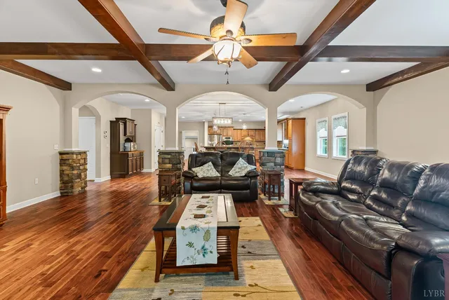 a spacious bathroom with a double vanity sink mirror and