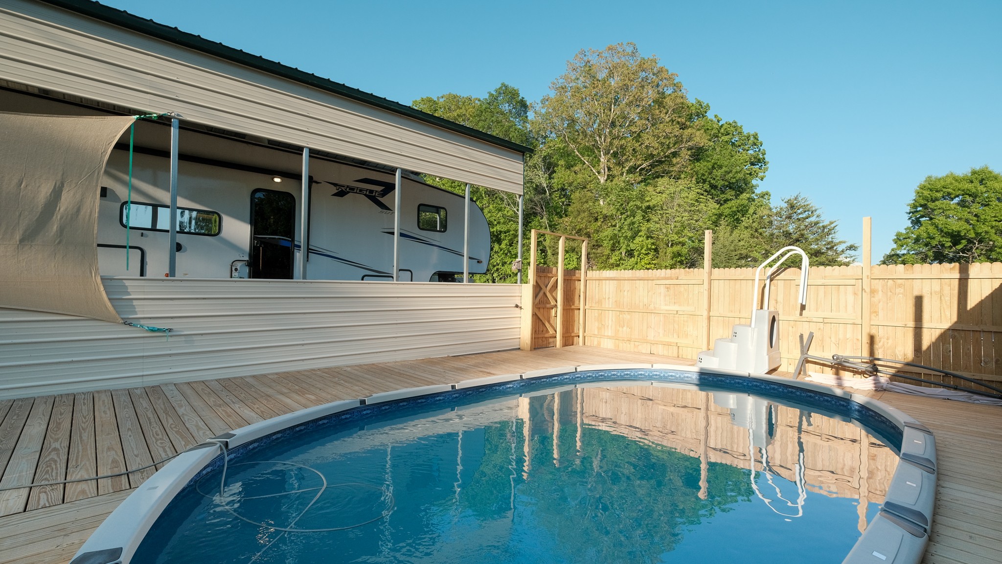 601 Pumpkin Ridge Road Dover, TN 37058 - Photo 46 of 50 a view of a balcony with furniture