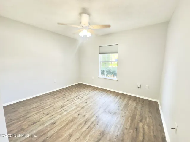 wooden floor in an empty room