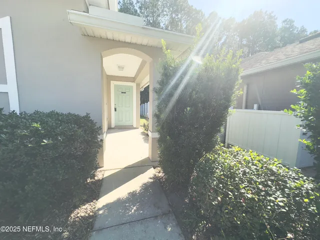 a view of a small entryway