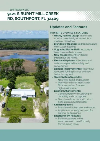 $379,000 | 9121 South Burnt Mill Creek Road, Panama City, FL 32409