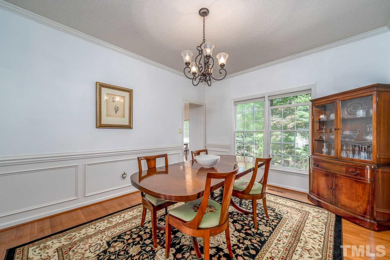 2308 Bolingbrook Lane Raleigh, NC 27613 - Photo 12 of 30 a view of a dining room with furniture window and outside view