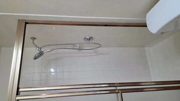 a close view of sink
