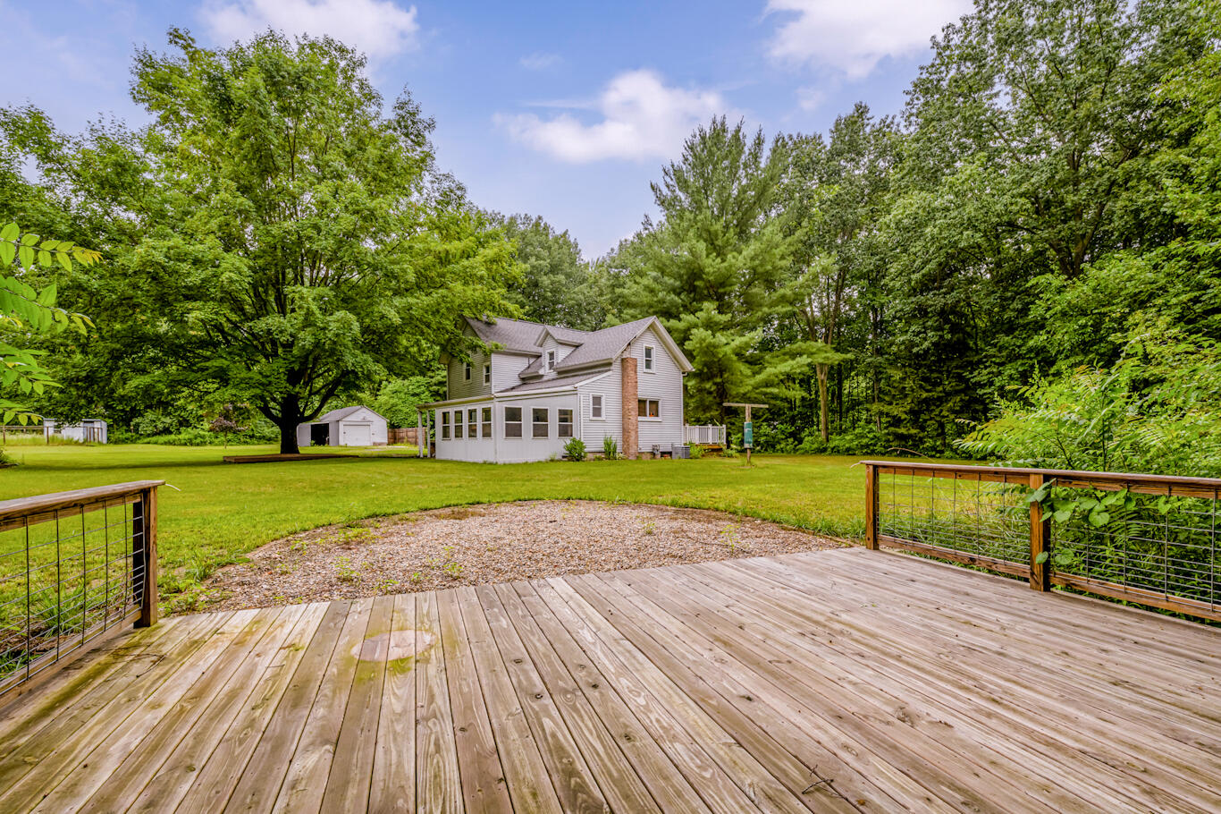 house from deck