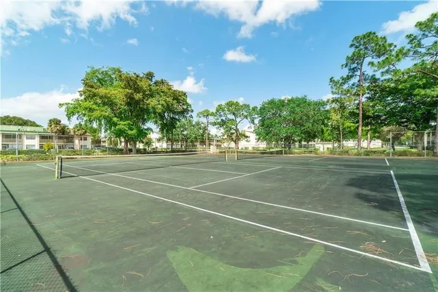 a view of a tennis court