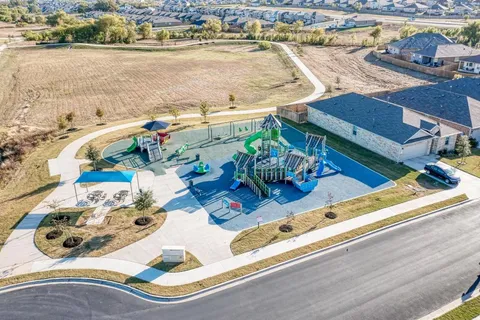 a view of backyard of house