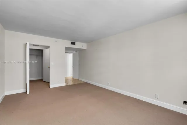 a view of empty room