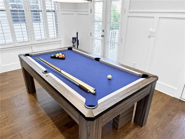 a view of balcony with patio