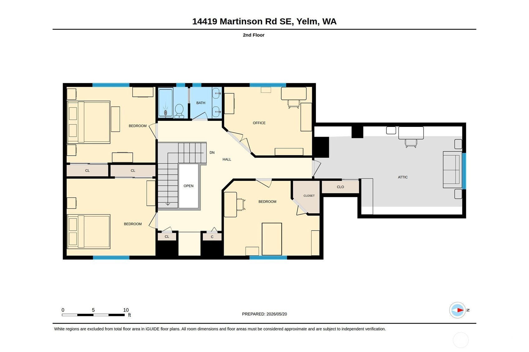 14419 Martinson Road Southeast Yelm, WA 98597 - Photo 18 of 39 a picture of a floor plan