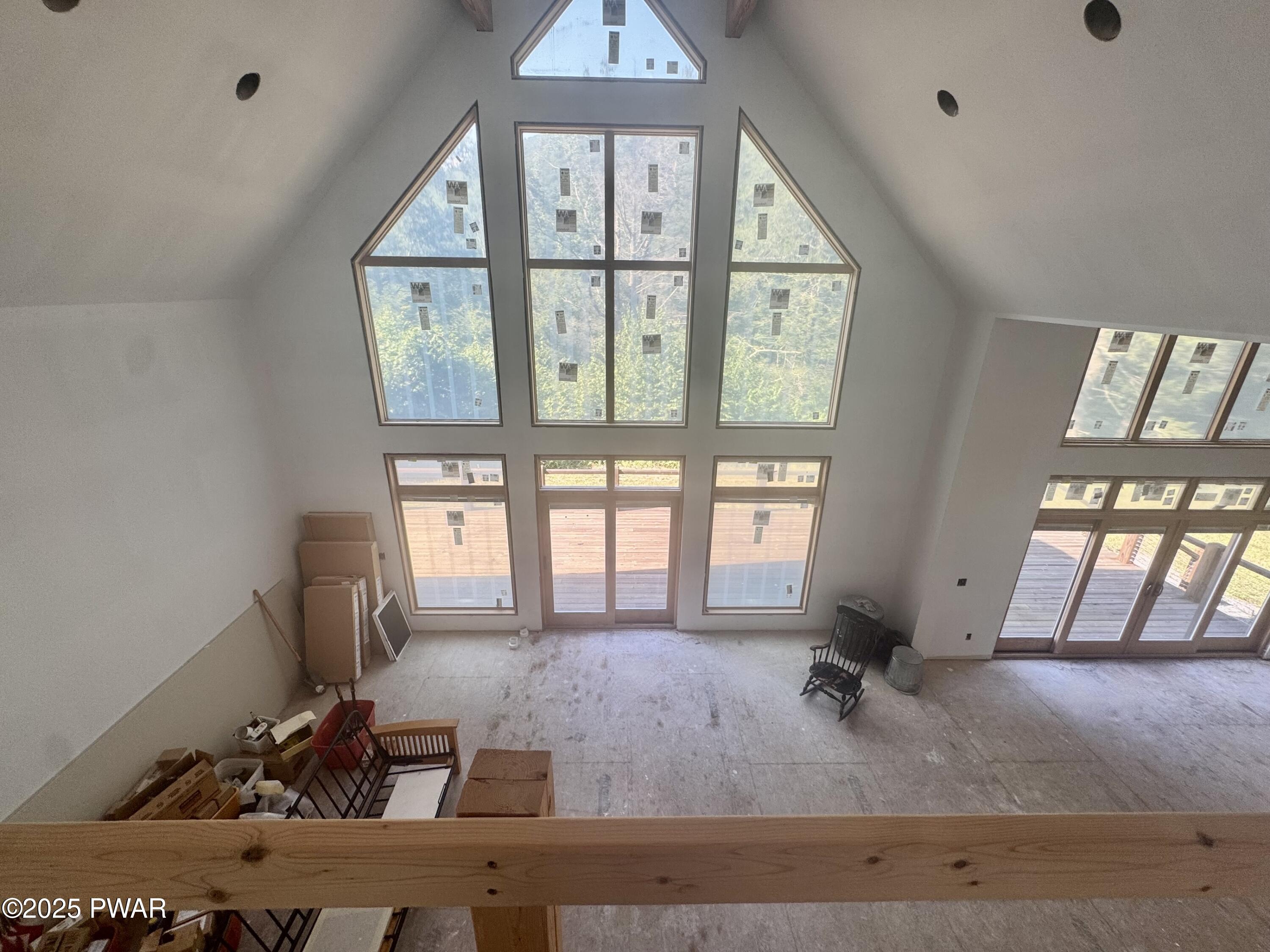 4382 River Road Equinunk, PA 18417 - Photo 13 of 50 VIEW FROM LOFT