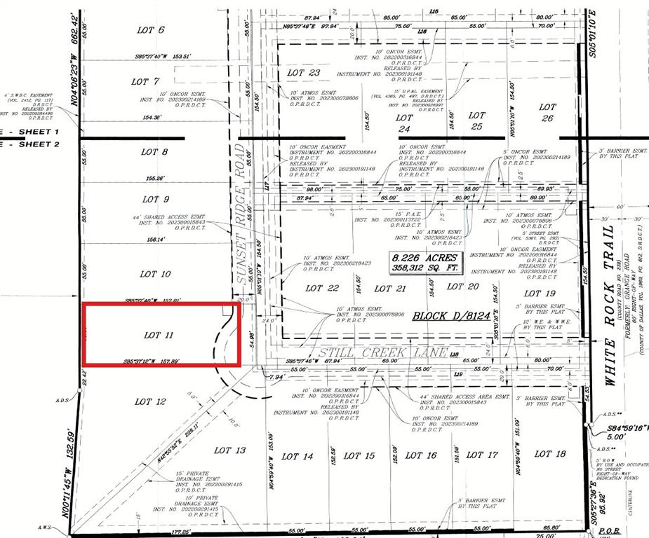 9509 Sunset Rdg Road Dallas, TX 75238 - Photo 2 of 2 a picture of a glass window