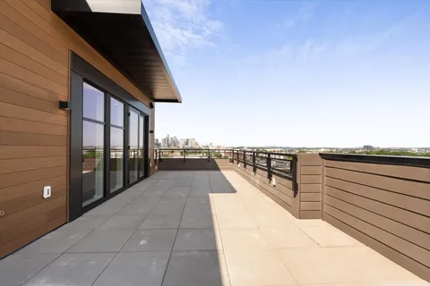 a view of terrace with seating space