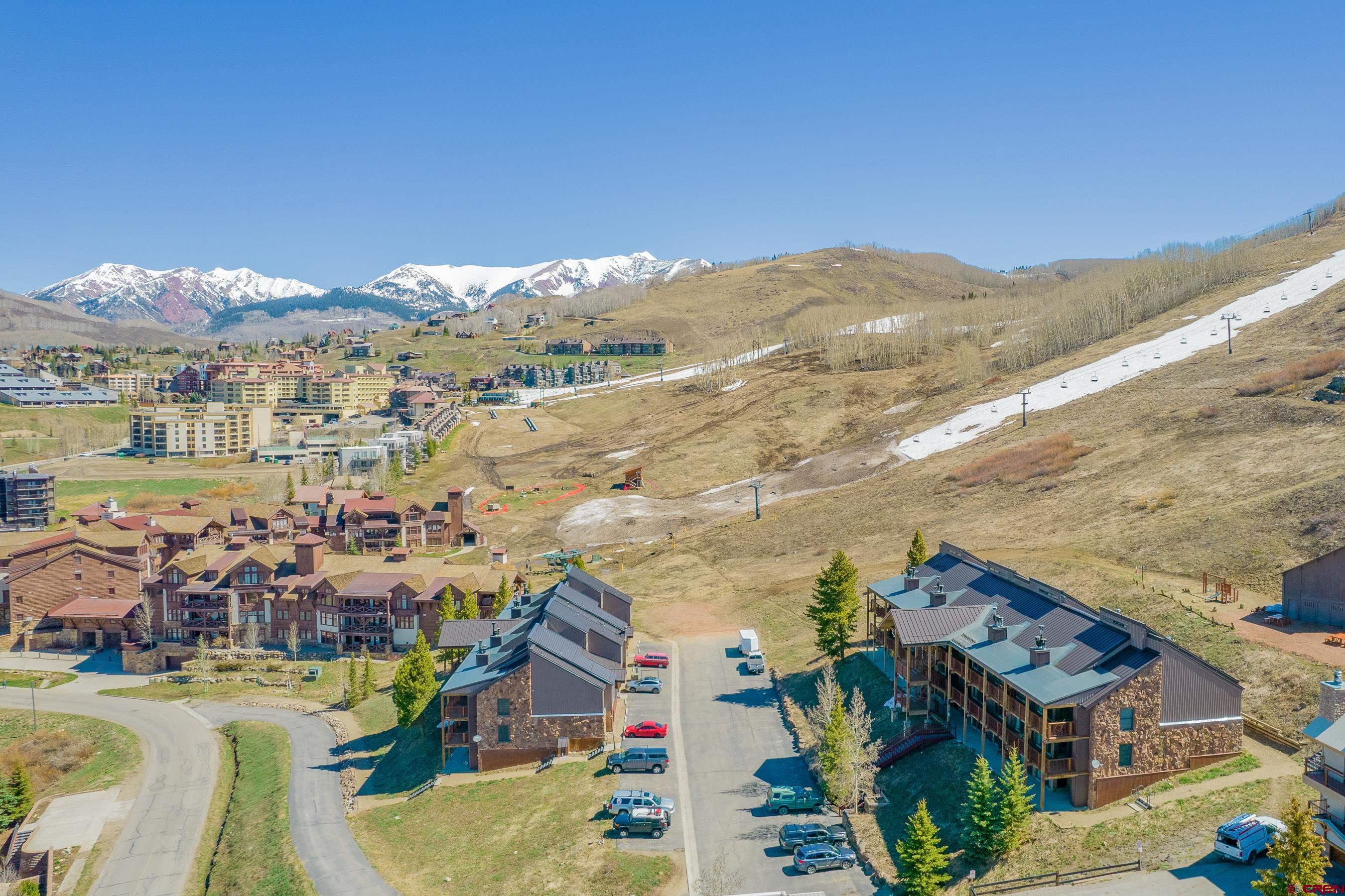 18 Hunter Hill Road, Unit J304 Crested Butte, CO 81225 - Photo 38 of 40 an aerial view of residential houses with outdoor space