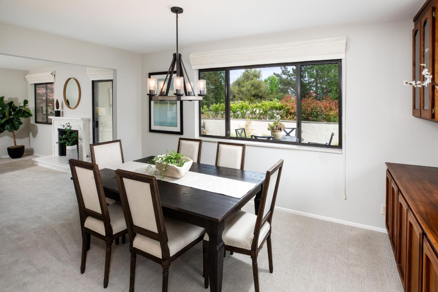22415 Rancho Deep Cliff Drive Cupertino, CA 95014 - Photo 8 of 33 a dining room with furniture window wooden floor