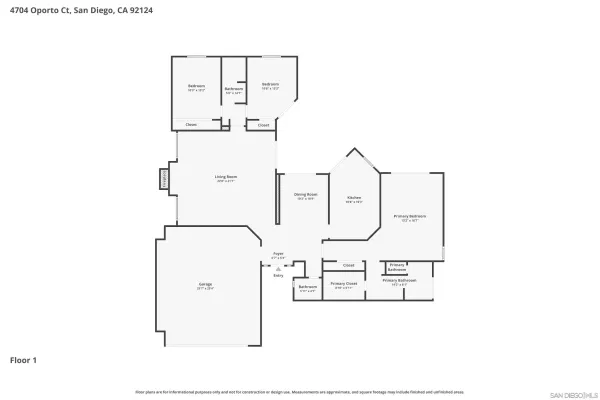 $4,750 | 4704 Oporto Court, San Diego, CA 92124